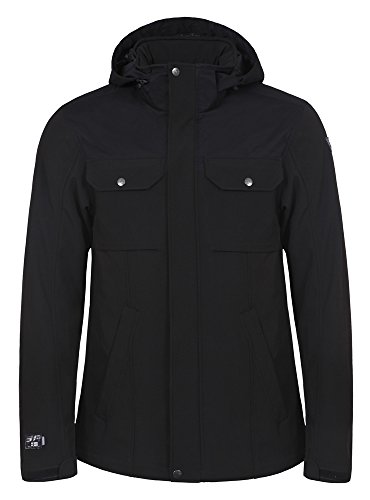 ICEPEAK Herren Softshell Jacket Jaron, Black, M, 456048542I