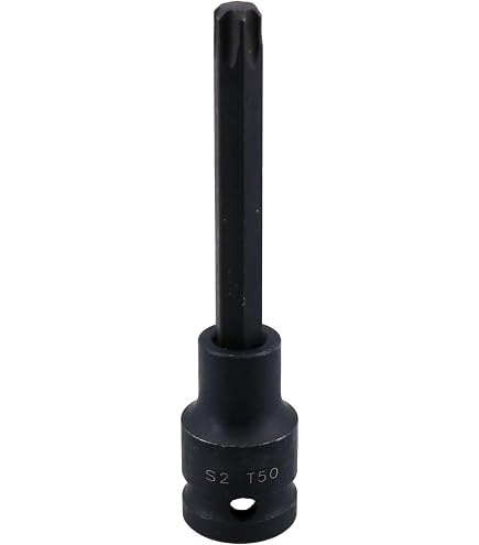 US PRO Industrial 1/2" Drive Impact T45 Torx Bit Socket - 53mm Length - Model 3876
