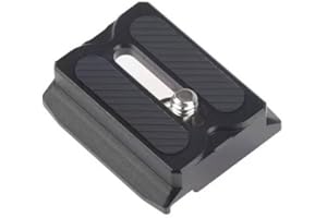 LSYRIA All-Metal Quick Release Plate with 1/4''-20 Camera Screw - Arca-Swiss Compatible for DSLR Cameras and Tripods