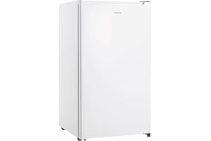 INFINITON ELECTRONICS INFINITON FG-A85B - Frigorifico una puerta | Color Blanco | Alto 85cm | Capacidad 92 Litros | Temperatura regulable | Luz LED | Clase A+/F