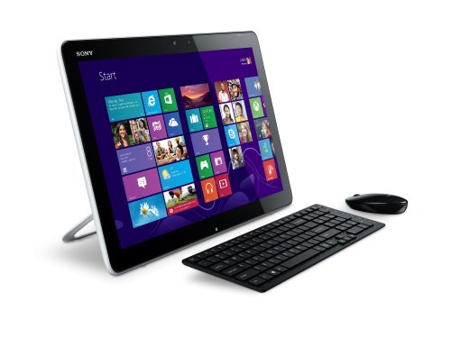 Sony VAIO Tap SVJ2022M1EWI 50,8 cm (20 Zoll Touch) All-in-One Design PC (Intel Core i3 3227U, 1,9GHz, 4GB RAM, 750GB HDD, Intel HD 4000, NFC, Win 8) weiß