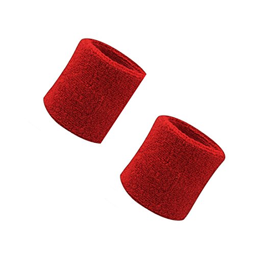 Senston Baumwolle Sport Basketball Wristbands Schwei? Armband Schwei?band f¨¹r Sport (10 Farbe) - 2