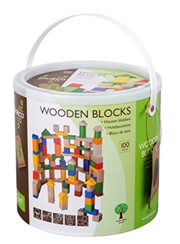 Preisvergleich Produktbild Jouéco – 80019 – Blöcke von Holz, 100-teilig