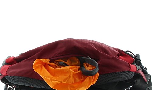 Franky Rucksack 14 Zoll Laptopfach RS10 – Hellrot Dunkelrot Grau - 7