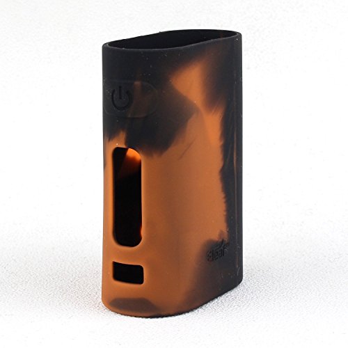 ceoks pour Eleaf istick Pico 75 W antidérapant schützende Coque en silicone-Frais de peau de couverture pour Eleaf istick Pico 75 W Orange / Schwarz