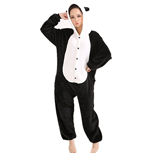 Misslight Unicornio Pijamas Animal Ropa de dormir Cosplay Disfraces Kigurumi Pijamas para Adulto Niños Juguetes y Juegos (L, Panda)
