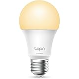 TP-Link Tapo L510E Smart WiFi Bulb E27, Dimmable, 8.7 W, No Hub Required, Compatible With Alexa, Google Assistant, Sequences 