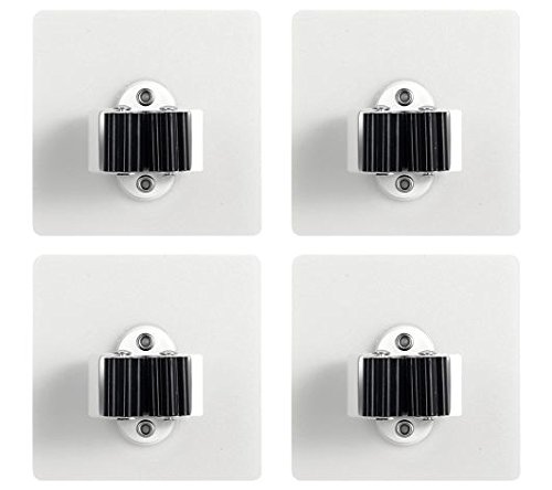 DAS ORIGINAL!! Solutions Magische Haken Klemm-/Klebehaken 4er Set 02585-WT weiß - 2