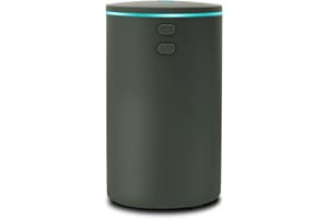 GMSYSW Diffusore per auto Umidificatore Aromaterapia Olio Essenziale Diffusore USB Cool Mist Mini Diffusore Portatile per Auto Casa Ufficio Camera Da Letto (Grey-eu)