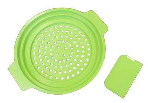 Spätzlesieb mit Schaber und Anleitung Spätzle-Profi Gourmet, Farbe: Grün