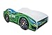Produktbild | Kinderbett Autobett Pkw Green Lightning | 140 x 70 cm | Lattenrost und Matratze | MDF beschichtet