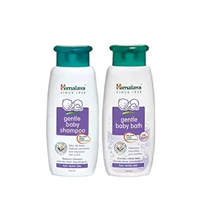Himalaya Baby Shampoo (400 ml) and Gentle Bath (400ml) Combo