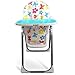 iSafe MAMA Highchair - Le Fleurs Recline Compact Padded Baby High Low Chair Complete With Double Tray & Storage Basket