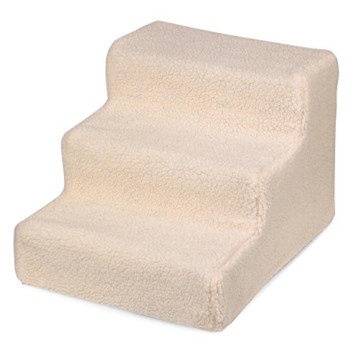 Beyondfashion-Pet-Cat-Dog-Little-Older-Doggy-3-Steps-Stairs-with-Soft-Plush-Washable-Cover