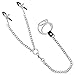 Produktbild SEE-X® Penisring Hodenring mit Kippelklemmen Kette #5061, Brust-Kette mit Klemmen BDSM Bondage Nipple Squeezer
