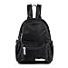 Produktbild Damen Rucksack Handtaschen, Nylon Schulrucksack Daypack Mini Backpack Frauen Klein Rücksack Nylon Hultertasche Brusttasche mit Reißverschluss Schultergurt Katloo (Schwarz)