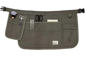 HBALDTEDC Heavy Duty Detachable Adjustable Tool Belt Work Apron Garden Tool Belt Gardening Apron Utility Belt for Home Improvement Housekeeping Half Waist Canvas Apron for Home Tool Gardening Apron