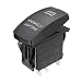 Produktbild Ils - 12V 20A 5 Pin Winshield Schalter on/Off LED Wippschalter Licht Laser Rocker Toggle Switch