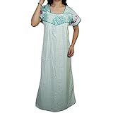 Indiatrendzs Women's Cotton Nightwear Nighty (Chest 42)