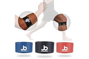 ‎JUMPERBAND Jumperband classic Patella und Tennisarm Bandage (Knie/Arm) für Herren und Frauen (Sport, Fitness, Alltag) Lindert Schmerzen + Perfekte Passform + Überall Einsetzbar + Kein Verrutschen (L, schwarz)