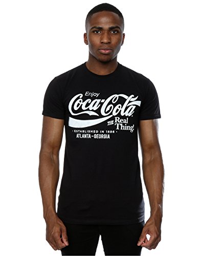 Preisvergleich Produktbild Coca Cola Herren Atlanta Georgia T-Shirt X-Large Schwarz