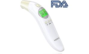 Termometro Bambini Digitale Orecchio Fronte, Termometro Infrarossi Medicale Professionale, Lettura Immediata, Promemoria della febbre, Monitoraggio Clinico Certificato CE FDA e RoHS