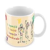 Happy Holi Gift Coffee Mug - 330ml - Rang-Birangi Holi - by Paper Plane Design