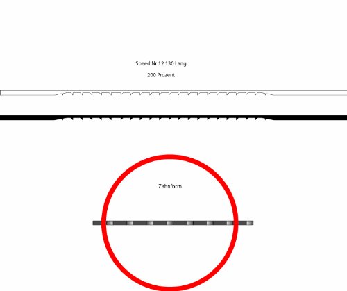 Laubsägeblätter NIQUA SPEED Holzlaubsägeblätter Nr: 7 Abmessung 0,42 mm x 1,10 mm Dutzend - 2