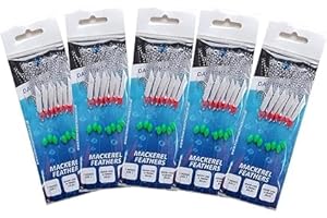 JOARDER Mackerel feathers sea fishing rigs lures 7 Hooks