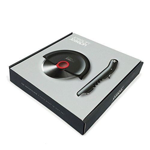 Joseph Joseph The Entertainer Pizza Rad und Kellnermesser Geschenk-Set, Edelstahl, mehrfarbig, 2-teilig - 9