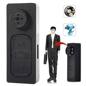 AGPtek KhuFiya Operation Imported from Koria HD Audio and Video CCTV Cam Covert Spy Miniature Button Hidden Camera with SD Card Slot - Up to 32GB