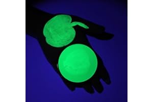 ‎KARLOR KARLOR UV Gesichtsfarbe 30g Aqua Schminke Neon Körperfarbe fluoreszierend Face Paint Schwarzlicht Make up Neon Theaterschminke Body Painting Fasching Festival UV Party Glow in Dark(7#grün)