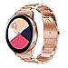 Produktbild Upxiang Armband Kompatibel für Samsung Galaxy Watch Active Metall Edelstahl Ersatz Waist Band Strap Verstellbar Uhrenarmband Business Weicher Armbänder für Samsung Galaxy Watch Active