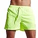 Produktbild Zolimx Herren Shorts, Übergröße Männer Breathable Badehose Quick Dry Beach Surfing Laufen Schwimmen Watershort (Grün, L)