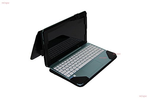 mCoque hohe Qualität PU Ledertasche für 10,1" ASUS Transformer Book T100HA (einschließlich eines separaten Tastatur-Kasten) - Schwarz
