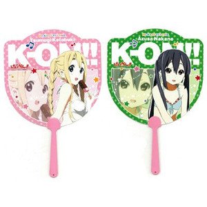 Preisvergleich Produktbild K-ON! ! Die Cut Uchiwa Rohseide & Azusa (2012 Jahre edition)