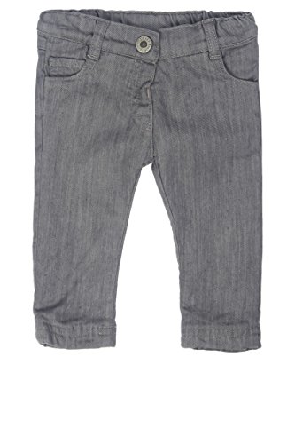Steiff Baby Girls Hose Jeans Jeans, Grey (grey Denim Gray 0016), 6-9 Months (Manufacturer size: 74)