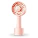 Produktbild LDFN Mini Tischventilator Für Haus Büro Im Freien Schreibtisch USB Wieder Aufladbar Stumm Tragbar Handlicher Aromatischer Ventilator,Pink-8.5 * 19.7cm