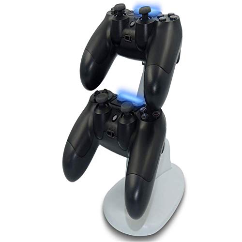 Preisvergleich Produktbild PS4 Controller Ladestation Charger, Dualshock Docking Station Dock Ladegerät Stand Mit USB Kabel und LED Für Sony Playstation 4 / PS4 Slim / PS4 Pro Game Controller