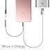 iPhone 7 PLUS Lightning to 3.5mm Power Audio Charge Headphone Jack Adapter Cable - Lightning Charging Port and Music Controller no mic Converter 2 in 1 white by MOBIMINT RS.499.00