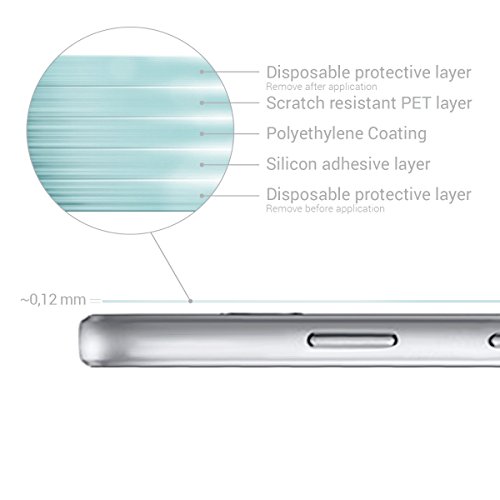 2x kwmobile Folie für Samsung Galaxy Tab S3 9.7 T820 / T825 – klare Tablet Displayschutzfolie Crystal Clear Displayschutz kristallklar Displayfolie Schutzfolie - 3