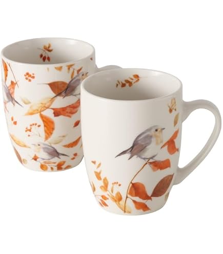 Keramik Kaffeetasse + Holz-Untersetzer Set – 325 Ml, Mikrowellengeeignet, Spülmaschinenfest, Als Geschenk