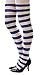 Price comparison product image Party Pro 86547 Striped Tights, White/Blue