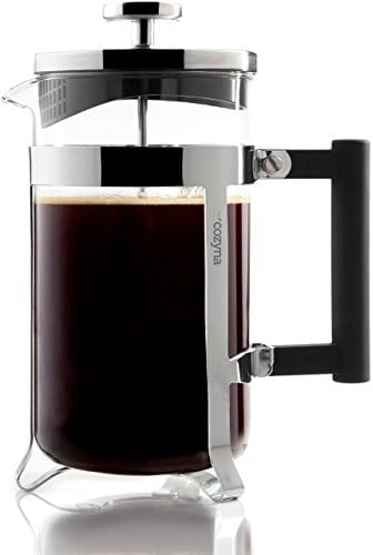 Cozyna Eden 8-cup (4oz Each) Stainless Steel French Press Coffee and Tea Maker, 34 Ounces