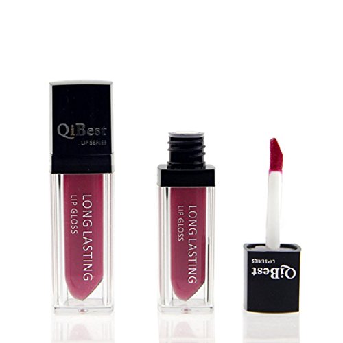 Malloom Free Shipping Waterproof Matte liquid lipstick Long Lasting lip gloss Lipstick Purple (36)