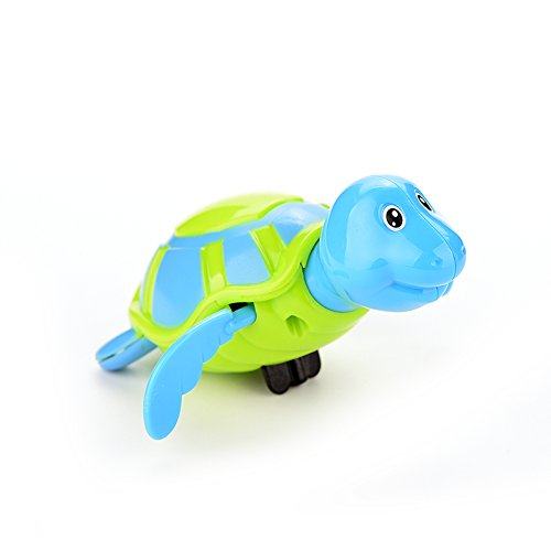 Attractive beauty Bath Toys, Wind-up Swimming Turtle for Kids Water Fun Random Color