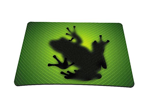 Silent Monsters Canvas Schutzhülle mit Zubehörfach/Mauspad 39,6 cm (15,6 Zoll) für Laptop grün frog - 7