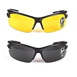Lente de protección de impacto de alta definición: 100% de protección UV400, bloquea los rayos UVA y UVB 100% dañinos. Las gafas de sol reducen el reflejo reflejado para restaurar el color verdadero, eliminar la luz reflejada y la luz dispersa, hacer el paisaje más claro y suave y proteger los ojos a la perfección. visión más nítida y más precisa.