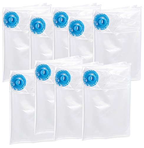 PEARL 9er-Set Vakuum-Beutel, zur Saugkompression, Bügelhaken, 70 x 100 cm - 4
