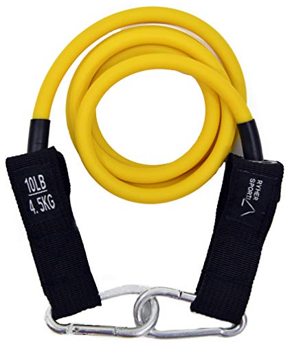 Ryher Bande di Resistenza Elastiche (Singola: # 1 Giallo - 4,5KG).